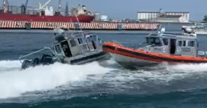 Dos marinos resultan heridos tras choque de embarcaciones en Veracruz