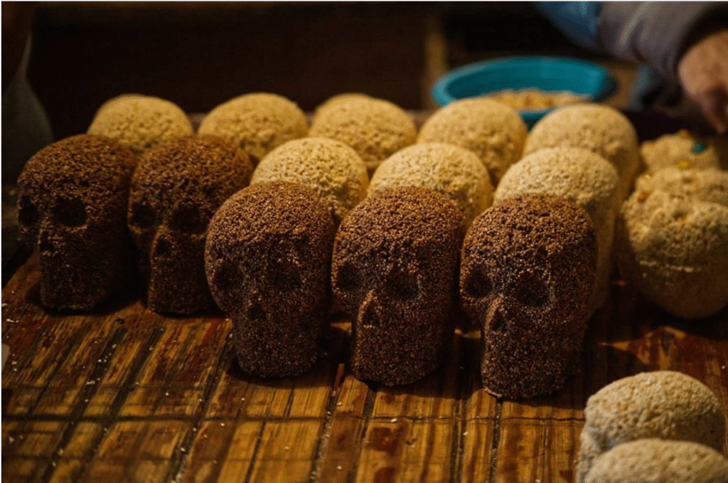 Calaveras de amaranto