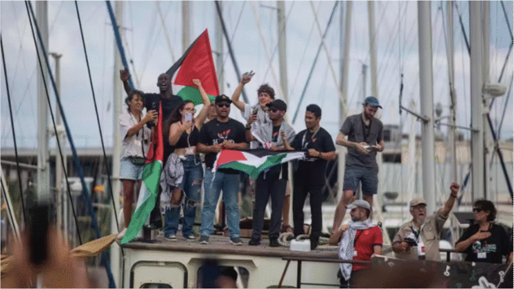 Israel intercepta flotilla rumbo a Gaza con siete mexicanos entre los activistas