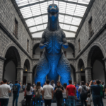 Godzilla invade el Centro Histórico con una exposición gratis en el MIDE