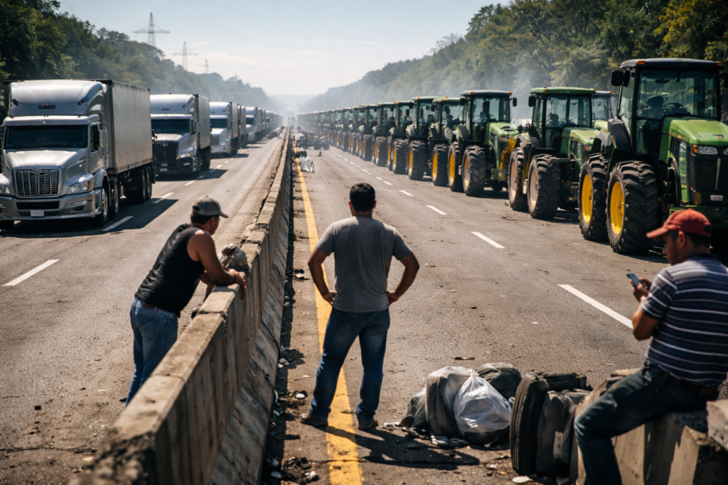 Alerta de movilidad Se oficializa el mega paro que cerrará carreteras en 20 estados