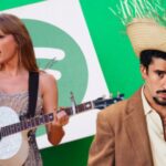 Taylor Swift y Bad Bunny lideran récords en los 20 años de Spotify